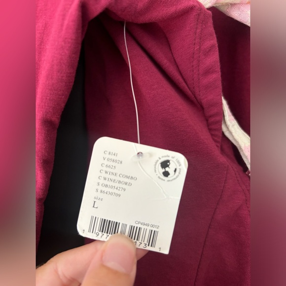 Free people Revolve FP Intimately Straps In The Back Bodysuit Wine pink large - Picture 8 of 9